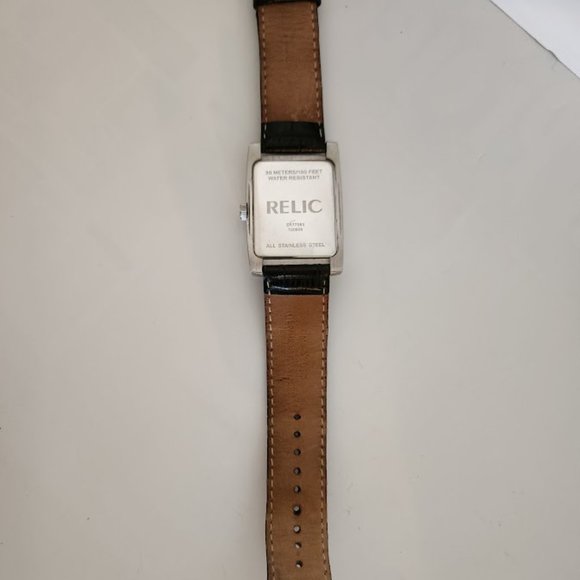 Relic Men's Watch Brown Genuine Leather - Picture 4 of 6